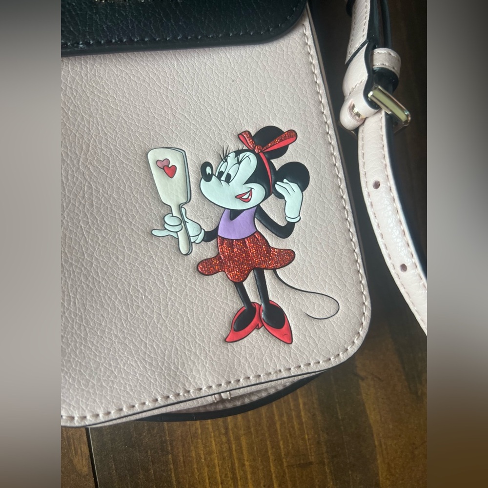 NEW Kate Spade x Minnie Mouse Disney Pink Crossbody Purse - Picture 4 of 8